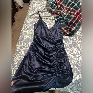 Midnight Blue Mini Dress